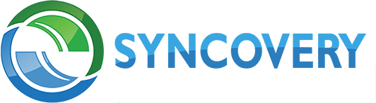 Syncovery Logo with SYNCOVERY lettering